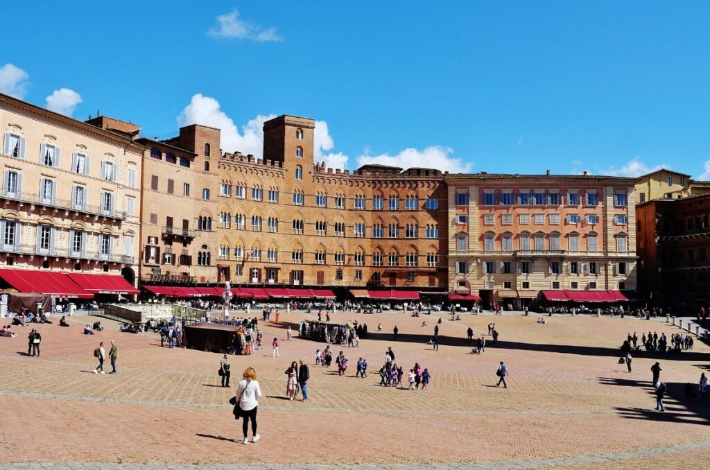 The Piazza del Campo in Siena