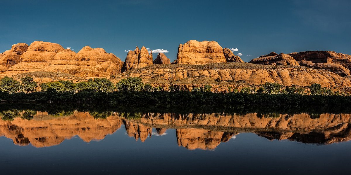 Moonflower Canyon across the Colorado River near Moab