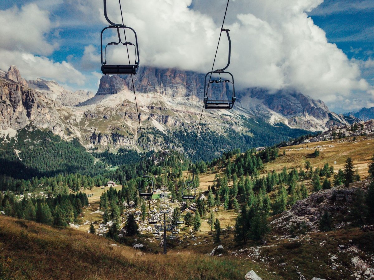 Cortina d'Ampezzo, the main town of the eastern Dolomites