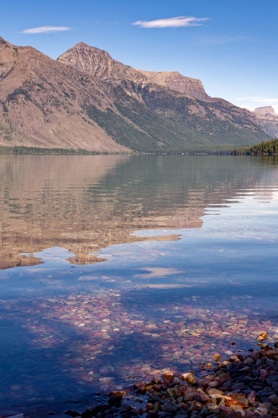 Lake McDonald on the west side of Glacier National Park