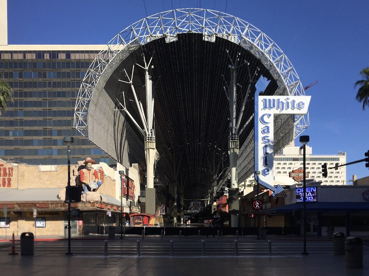 Fremont Street in downtown Las Vegas