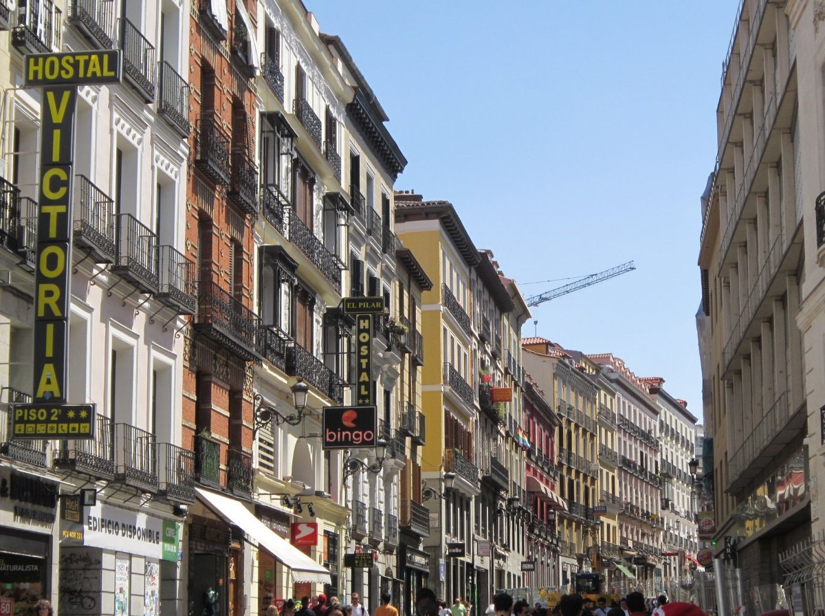 The streets of Malasana, a popular central barrio