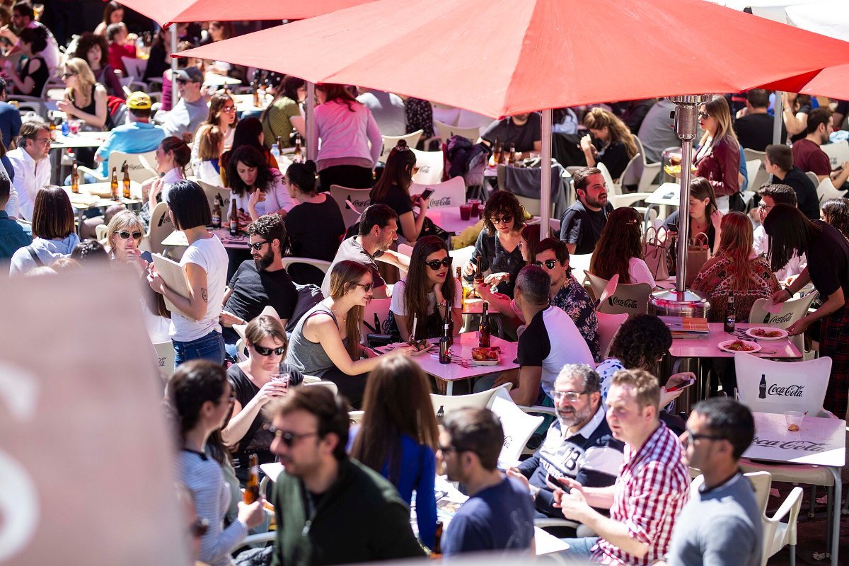 A market in Madrid, where the weekly shop gets a lot cheaper