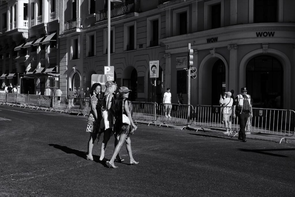 Gran Via in central Madrid