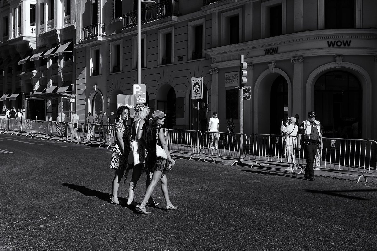 Gran Via in central Madrid