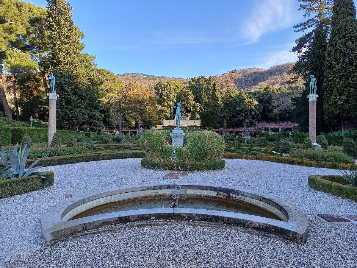 The gardens of Miramare Castle near Trieste