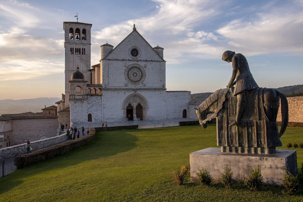 The Basilica of San Francesco in Assisi, Umbria