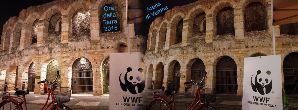 The Roman arena on Piazza Bra in Verona