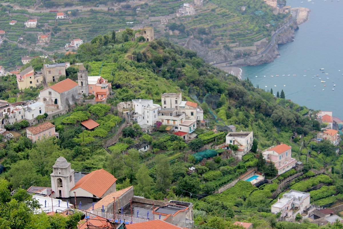 The terrace at Villa Rufolo in Ravello