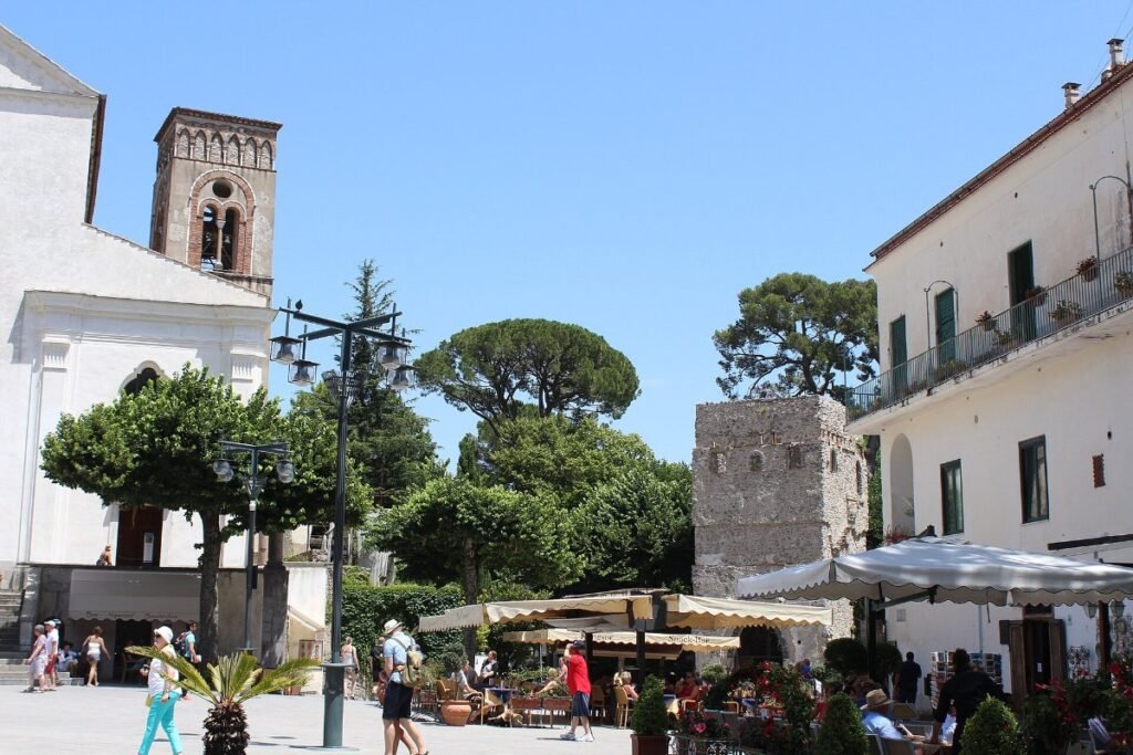 Looking down over the Amalfi Coast from Ravello
