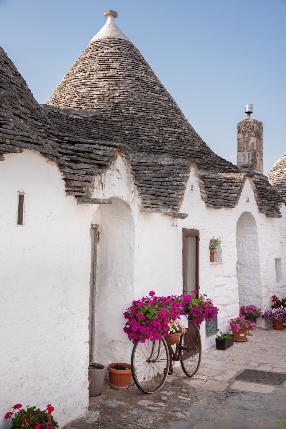 The trullo houses of Alberobello in Puglia