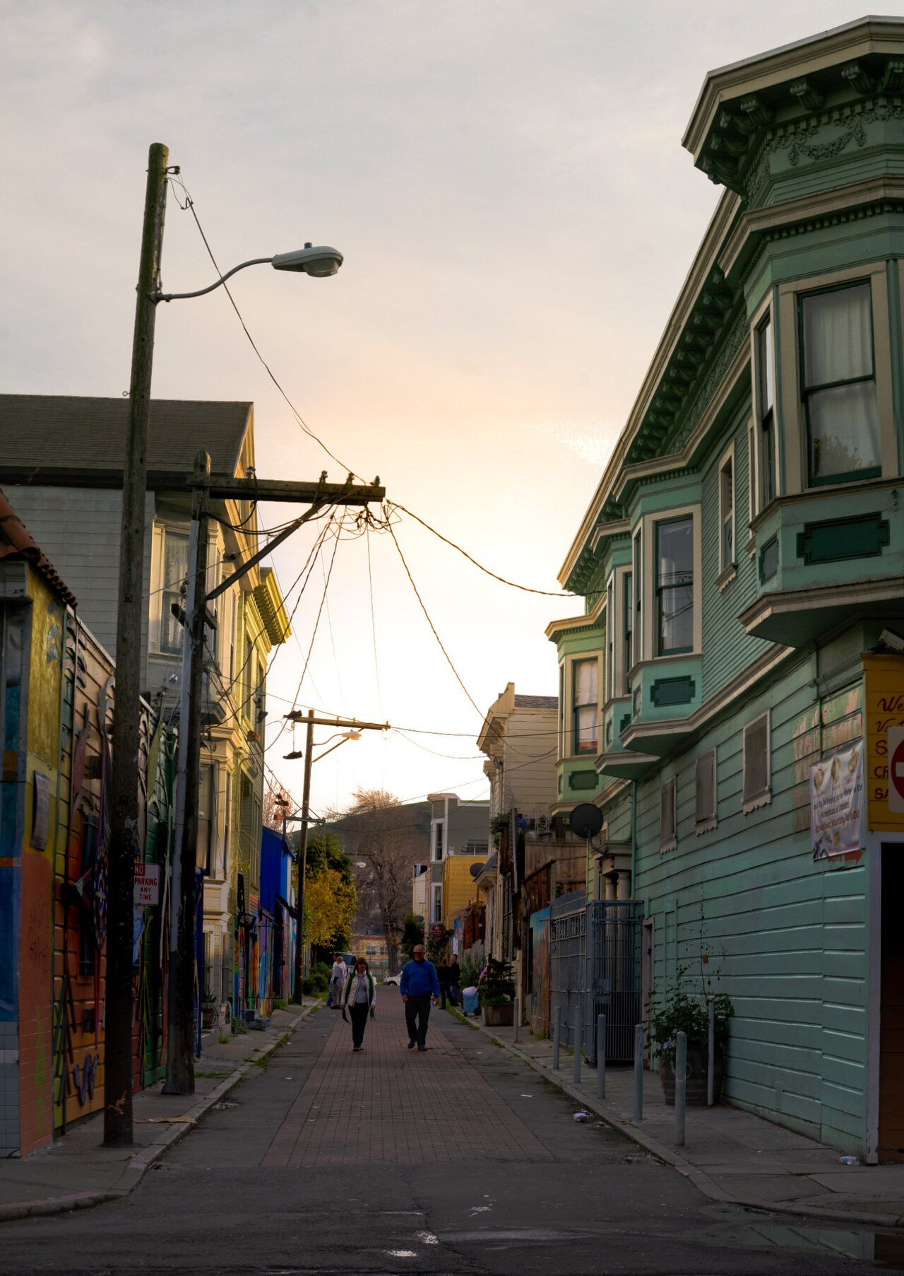 Murals in Balmy Alley in San Francisco's Mission District