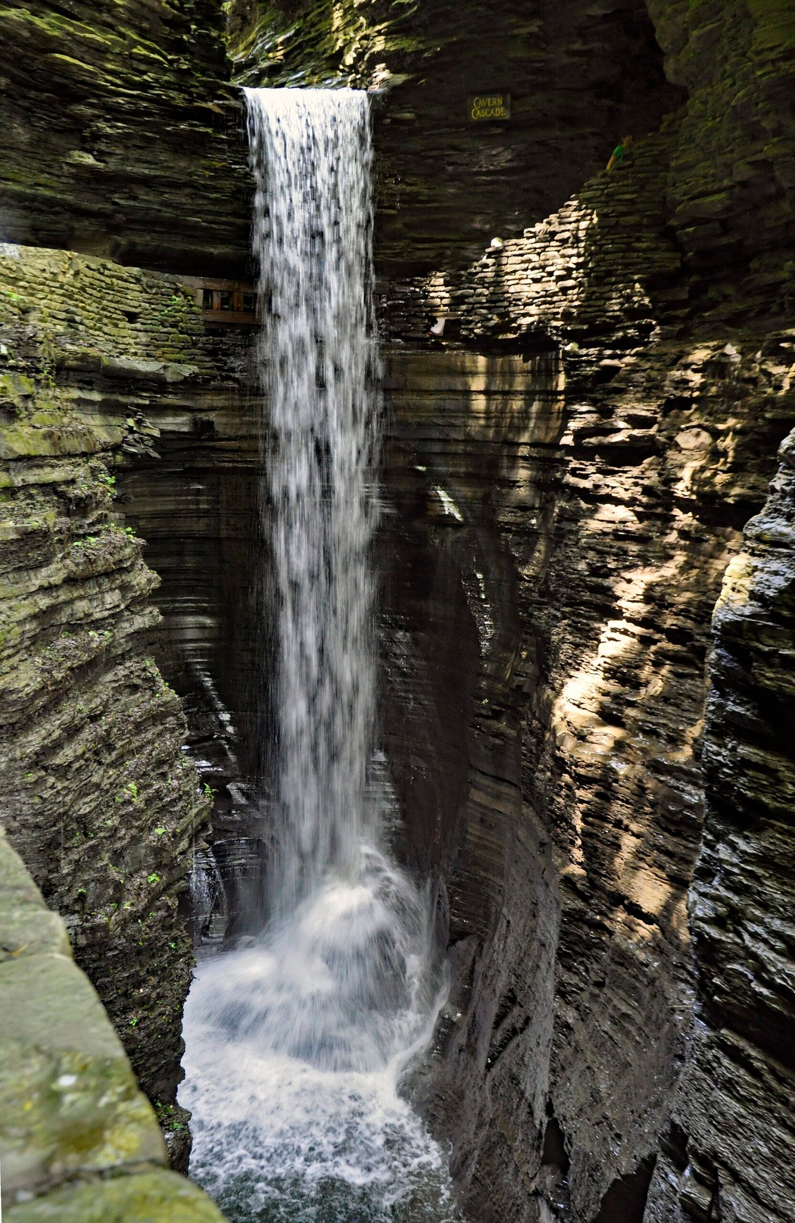 The gorge trail and waterfalls at Watkins Glen State Park