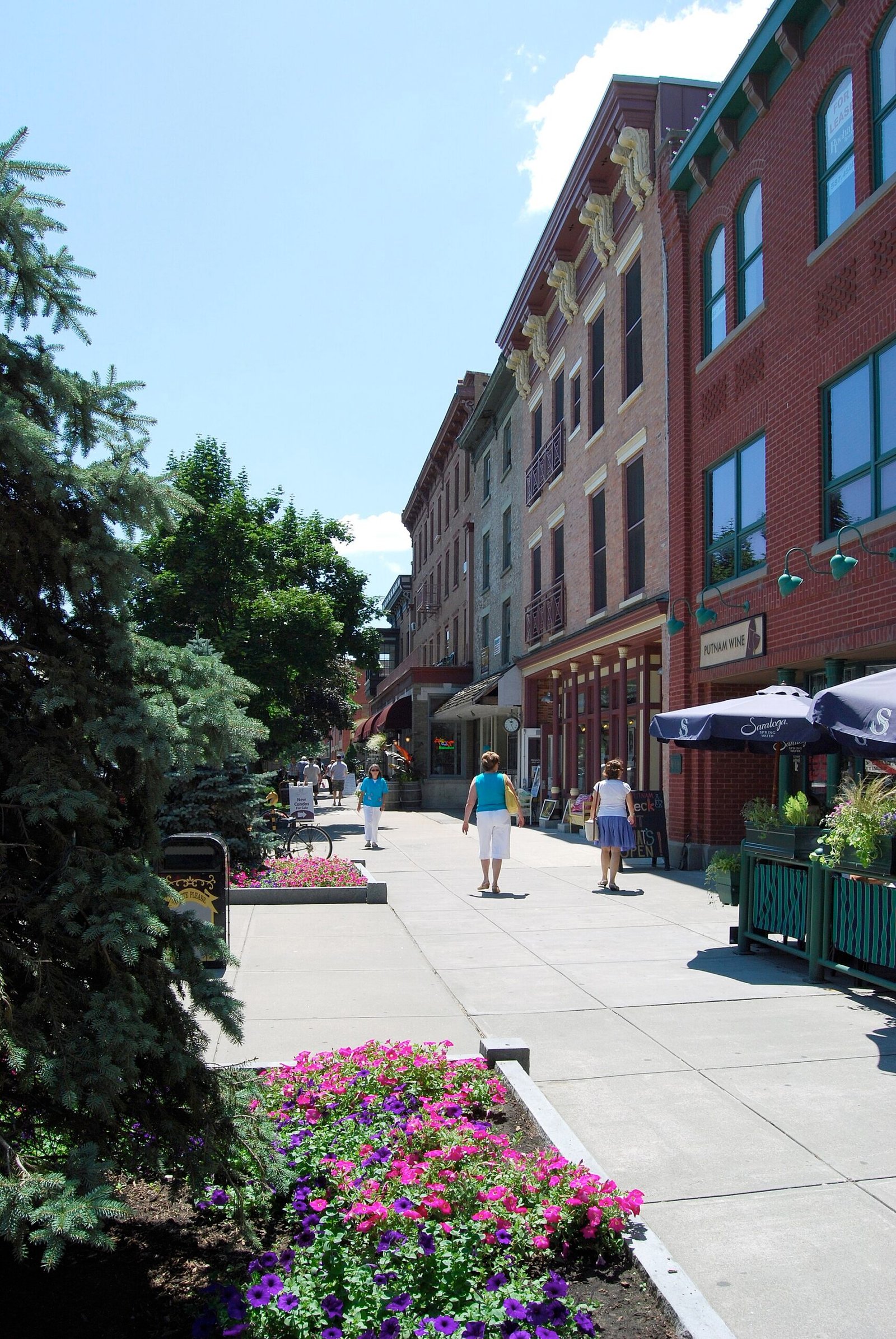Downtown Saratoga Springs, New York
