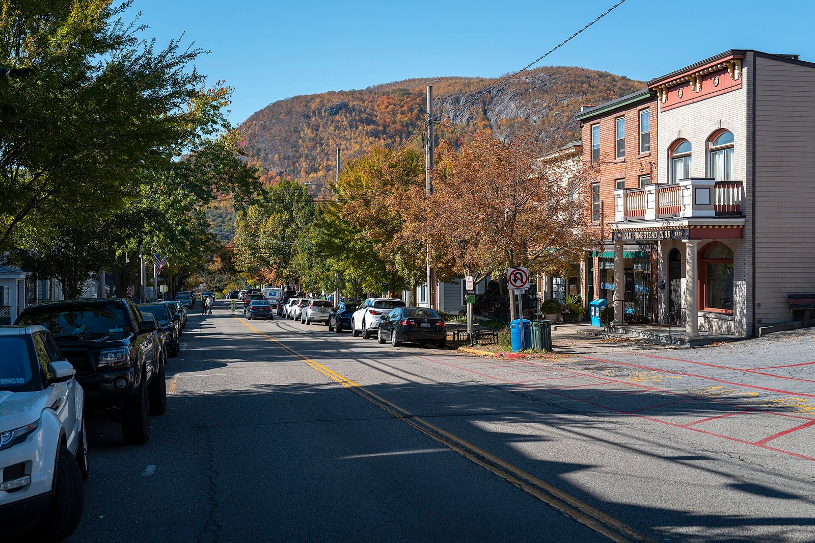 Main Street in Cold Spring, New York, below the Hudson Highlands