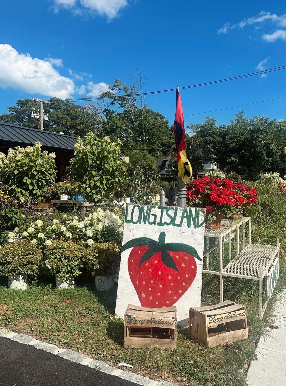 A farm stand on the North Fork of Long Island