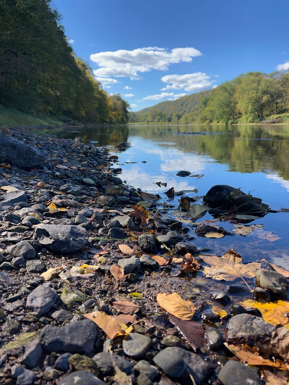 The Delaware Water Gap in autumn