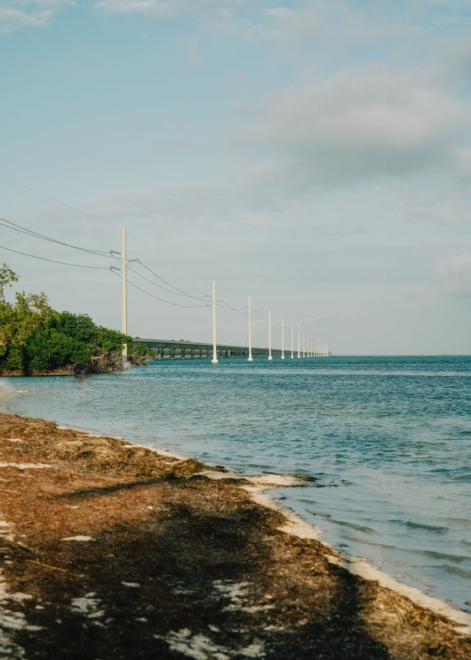 The Seven Mile Bridge on the Overseas Highway in the Florida Keys