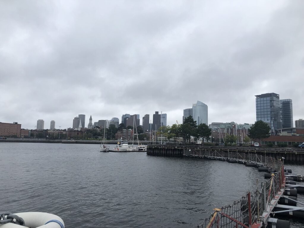 The Boston skyline seen across the Charles River