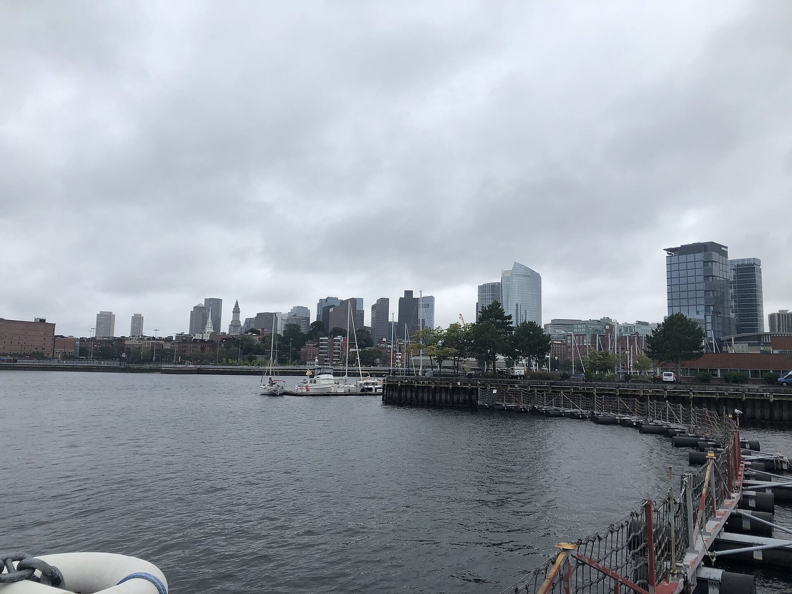 The Boston skyline seen across the Charles River