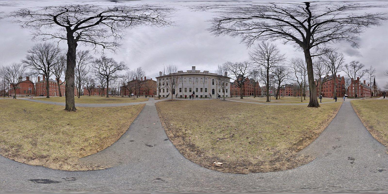 Harvard Yard in Cambridge, Massachusetts