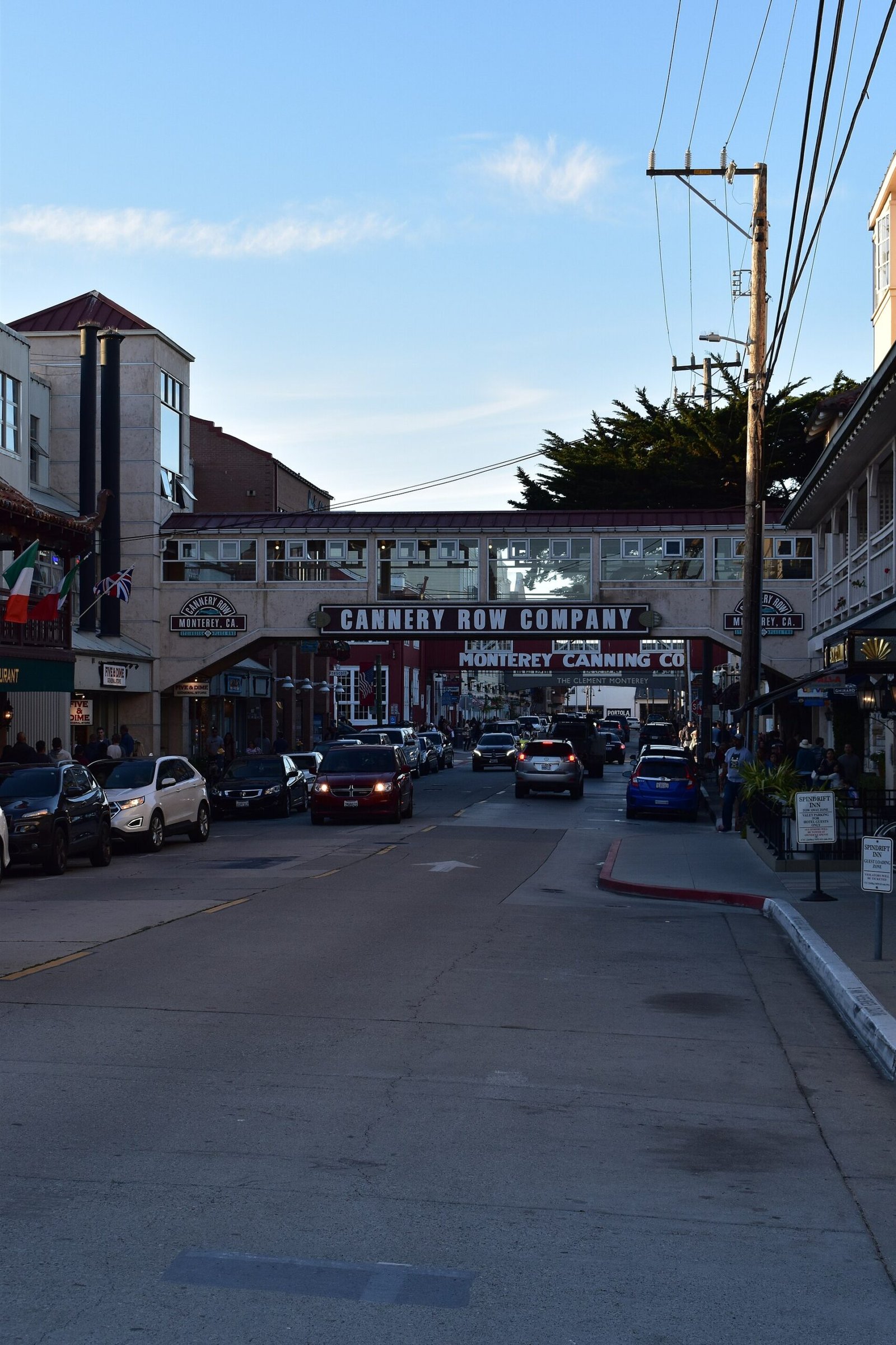 Old cannery buildings on Cannery Row in Monterey