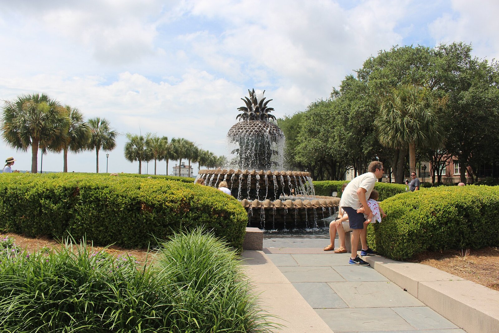 The Pineapple Fountain in Waterfront Park, Charleston