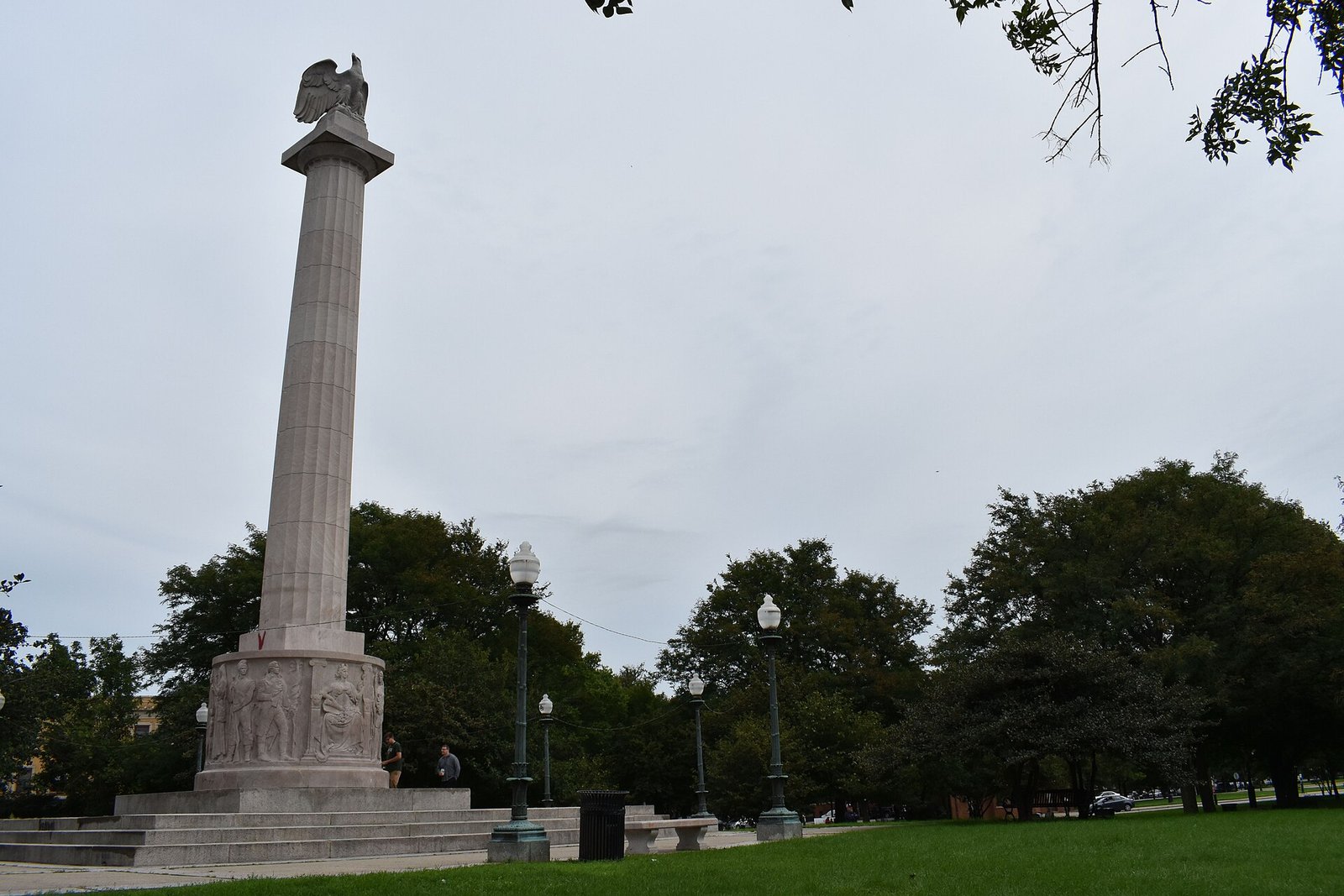 The Illinois Centennial Monument in Logan Square, Chicago
