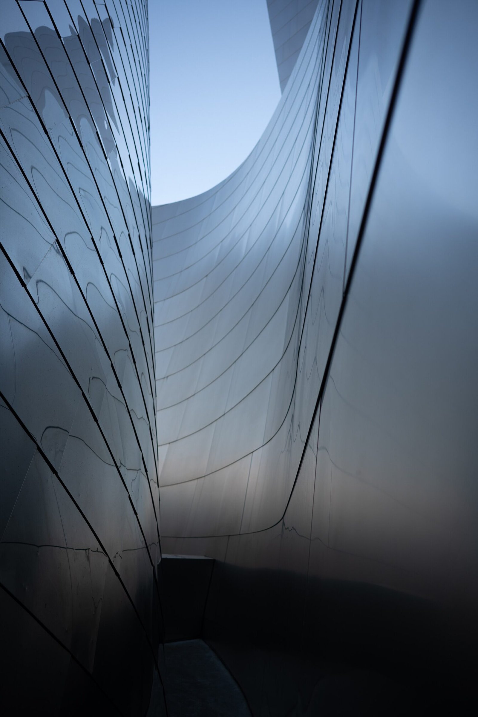 The Walt Disney Concert Hall in downtown Los Angeles