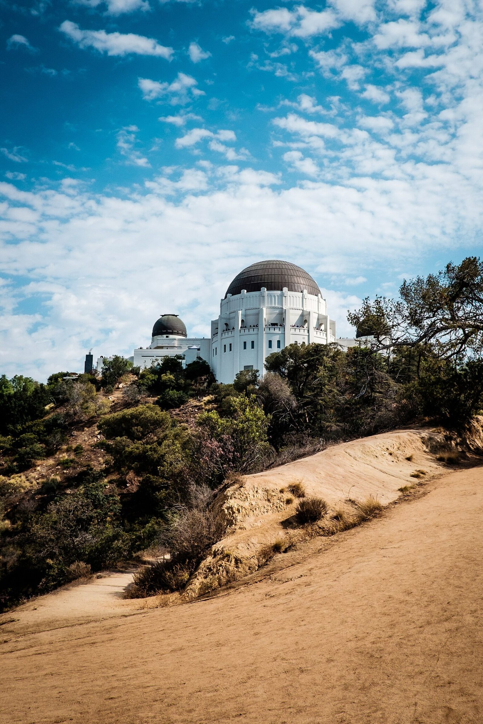 The Griffith Observatory on Mount Hollywood above Los Feliz
