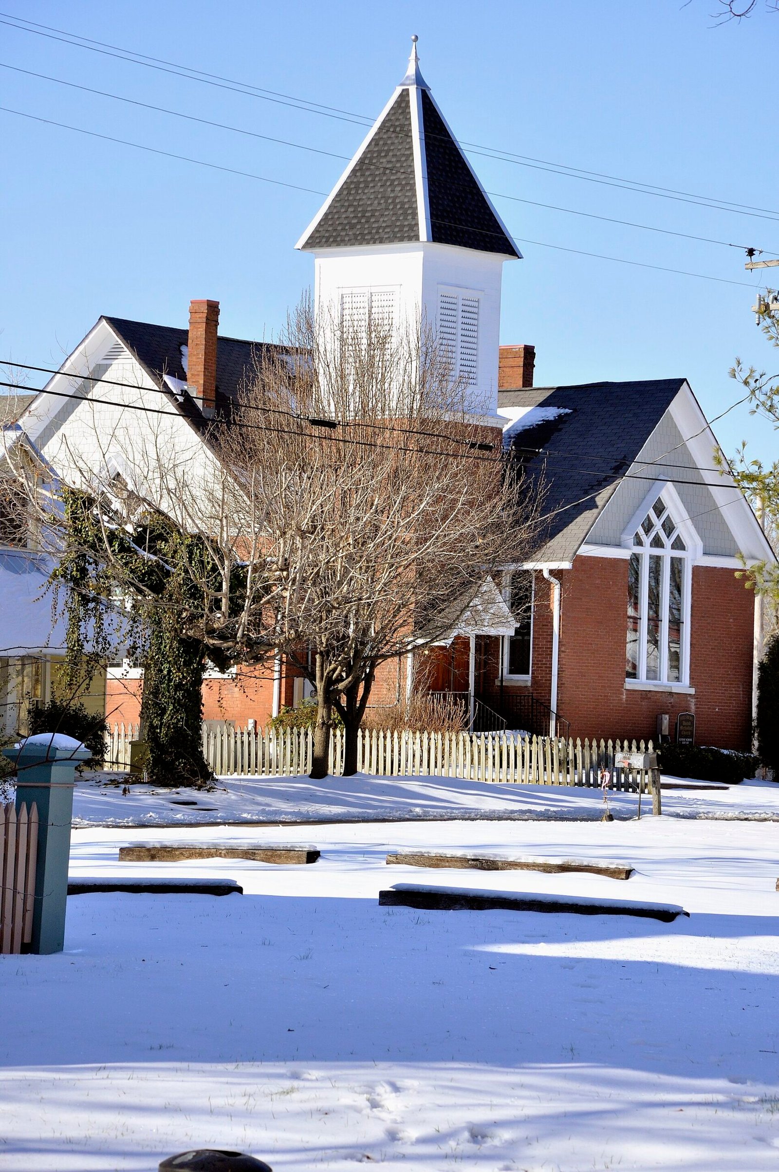 Hillsboro United Methodist Church in the village of Leiper's Fork, Tennessee