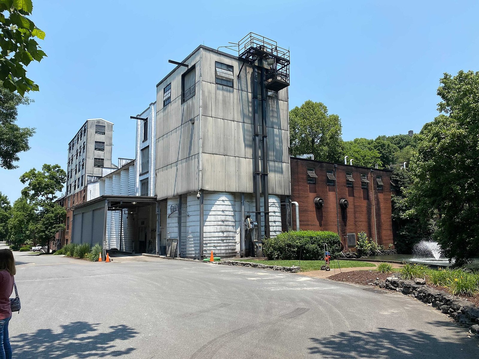 The grain mill at the Jack Daniel's Distillery in Lynchburg, Tennessee