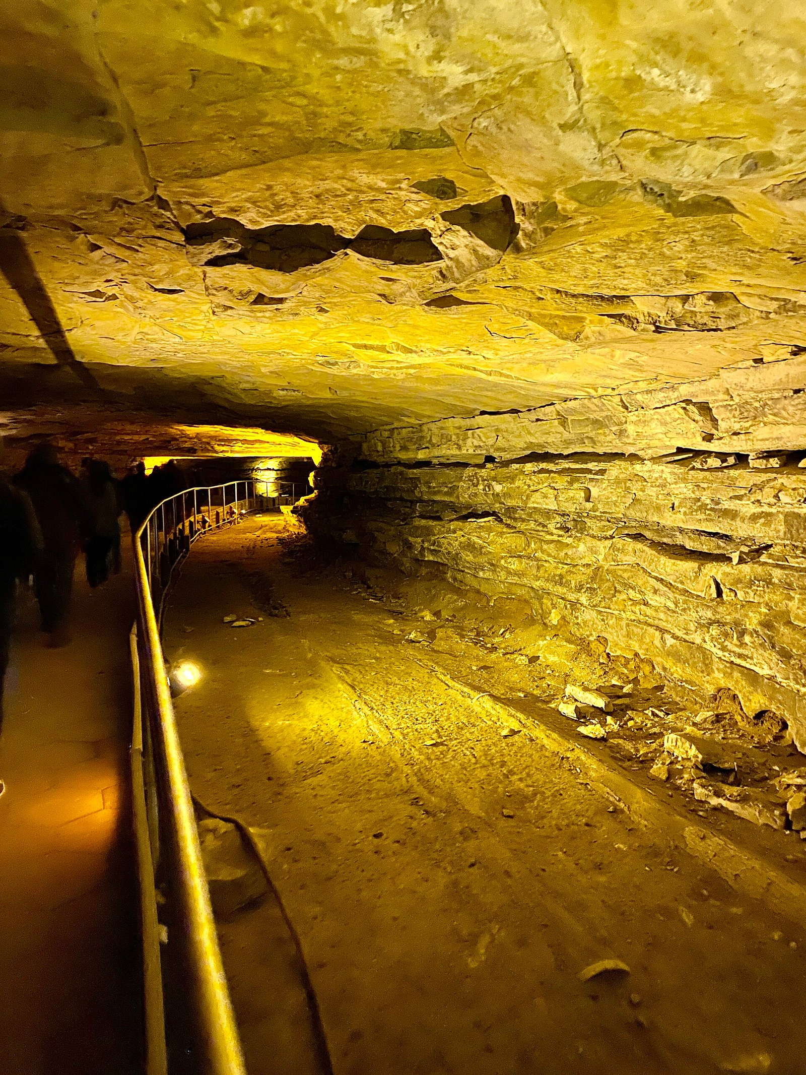 The Historic Entrance passage inside Mammoth Cave, Kentucky