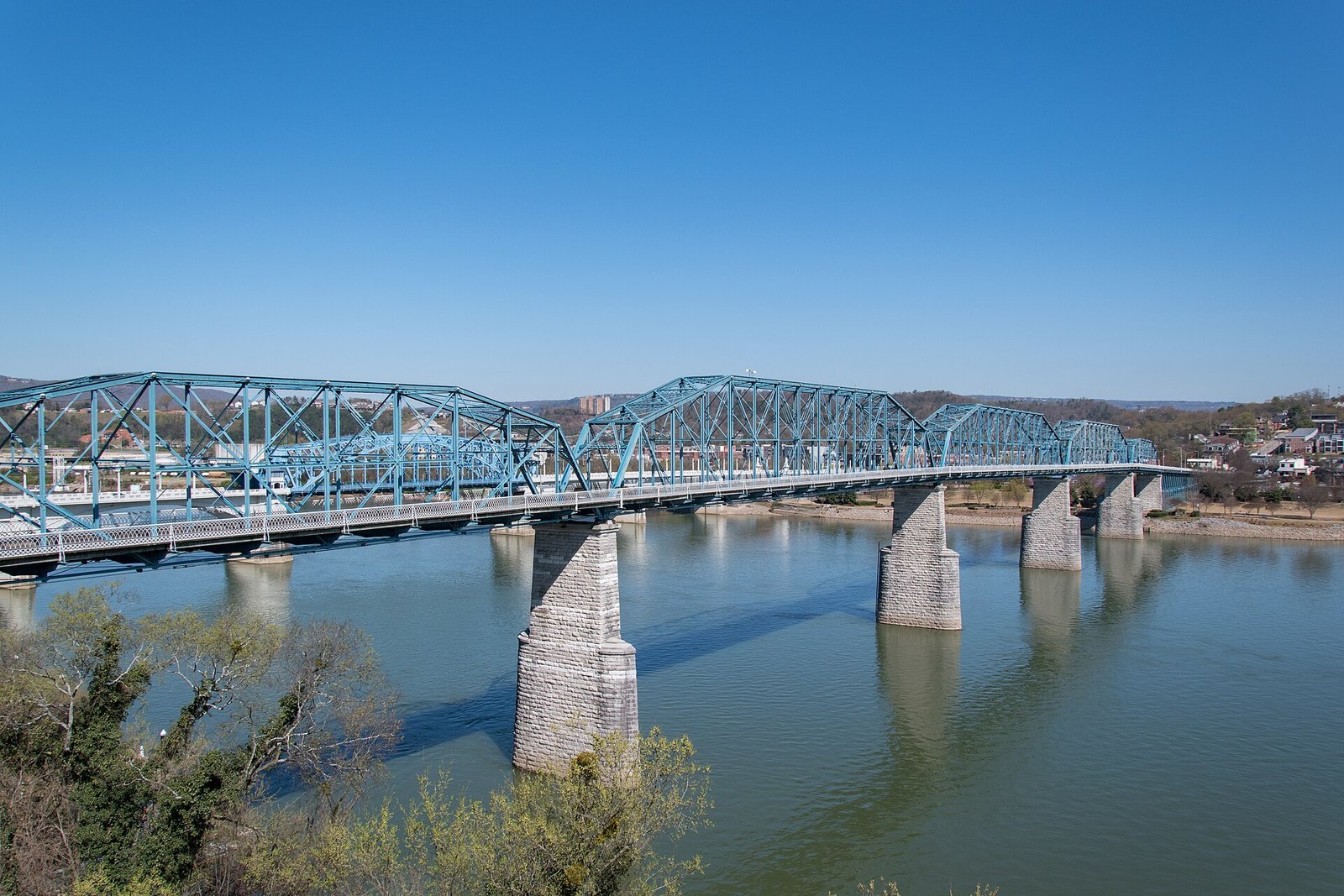 The Walnut Street Bridge over the Tennessee River in Chattanooga