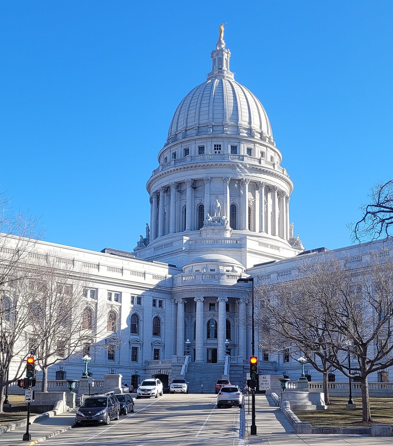 The Wisconsin State Capitol in Madison