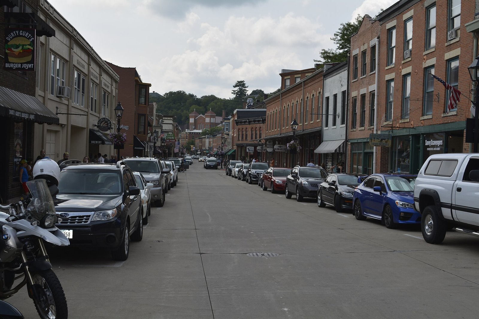Main Street in historic Galena, Illinois