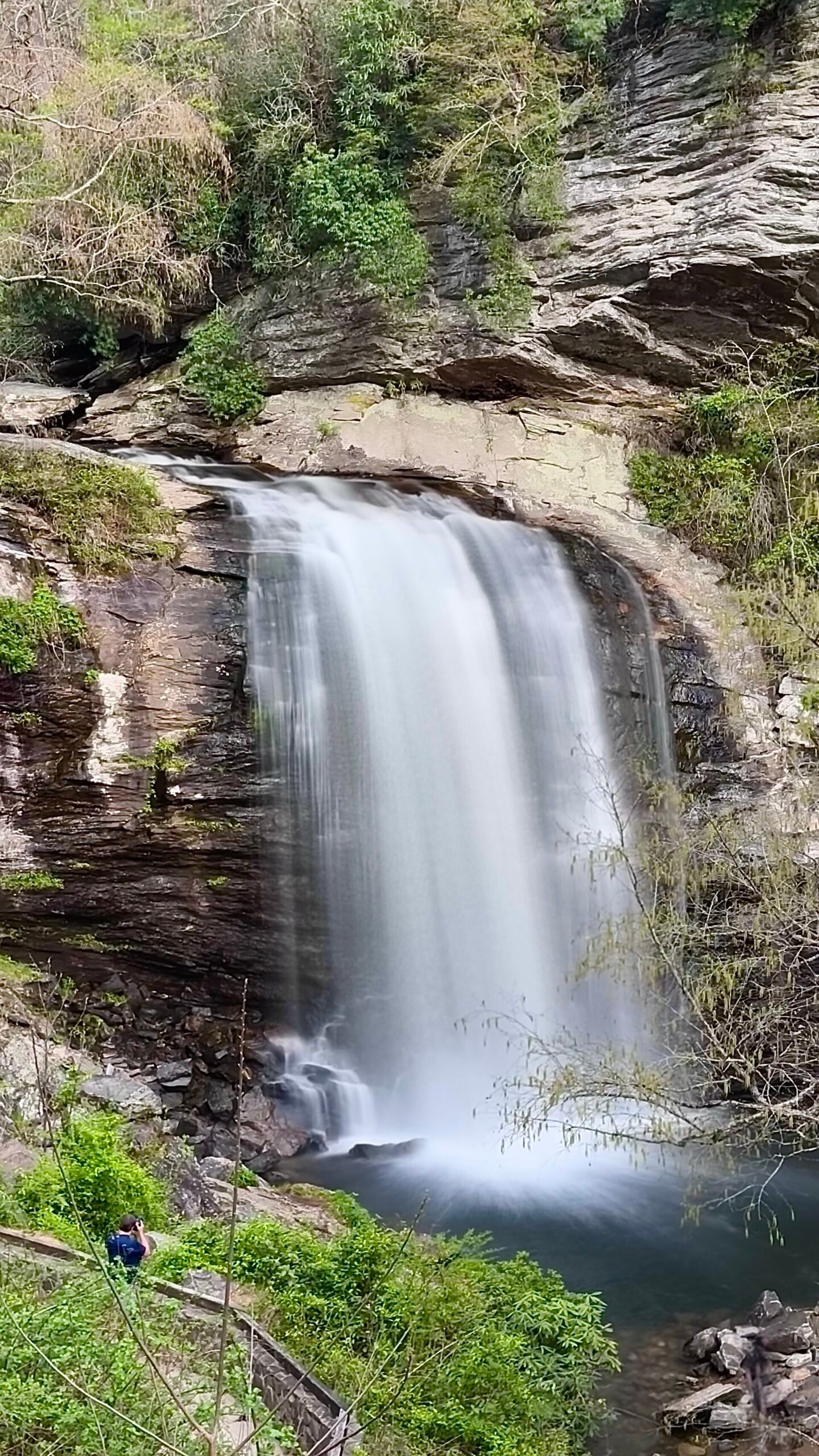 Looking Glass Falls in Pisgah National Forest near Brevard