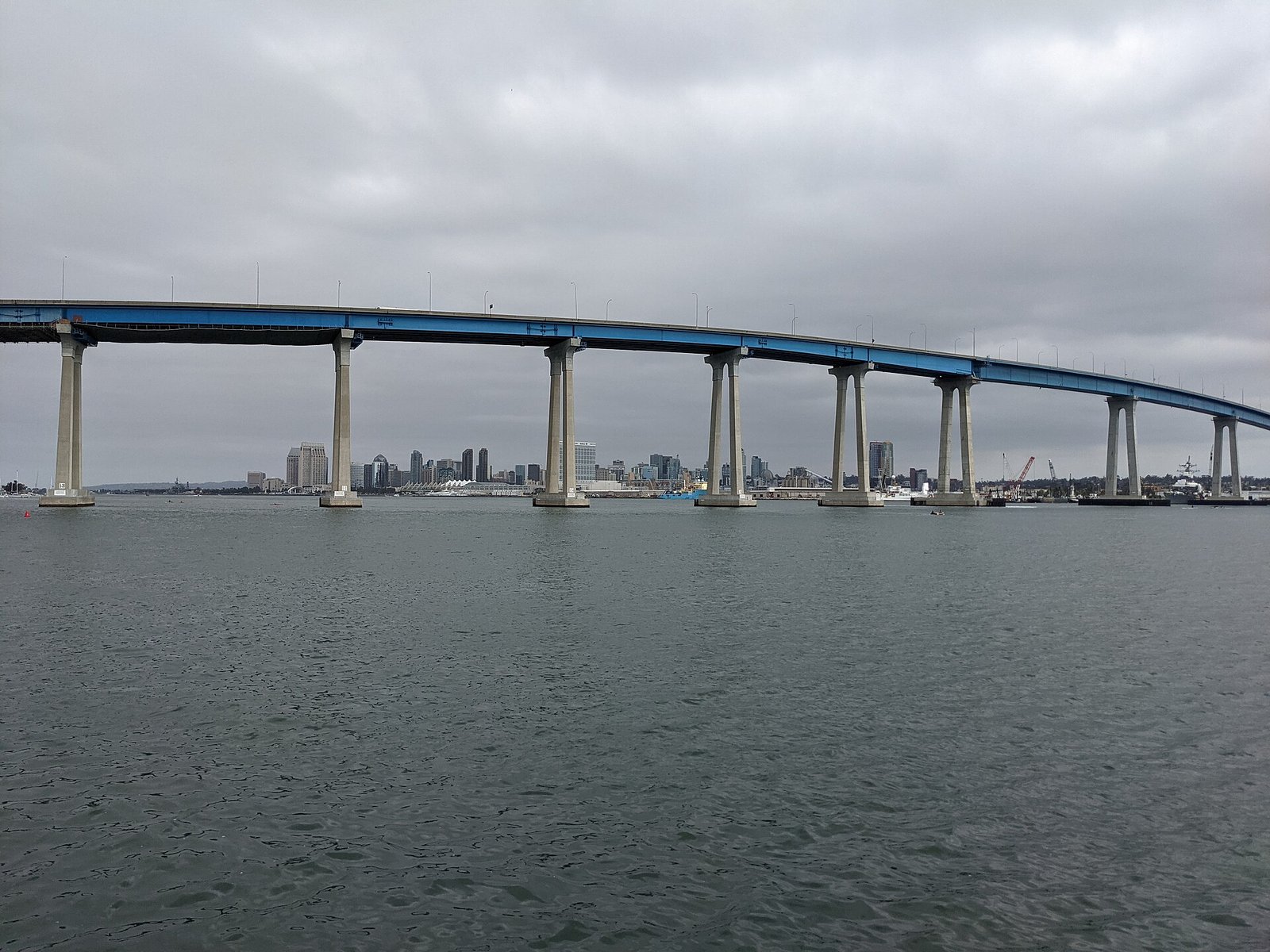 The San Diego skyline across the bay from Coronado