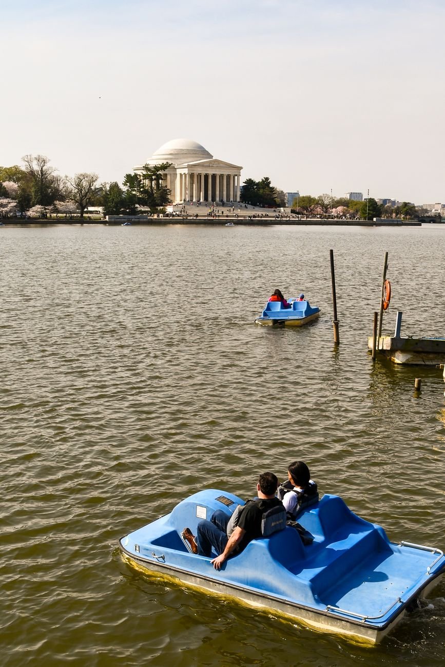 The Jefferson Memorial across the Tidal Basin