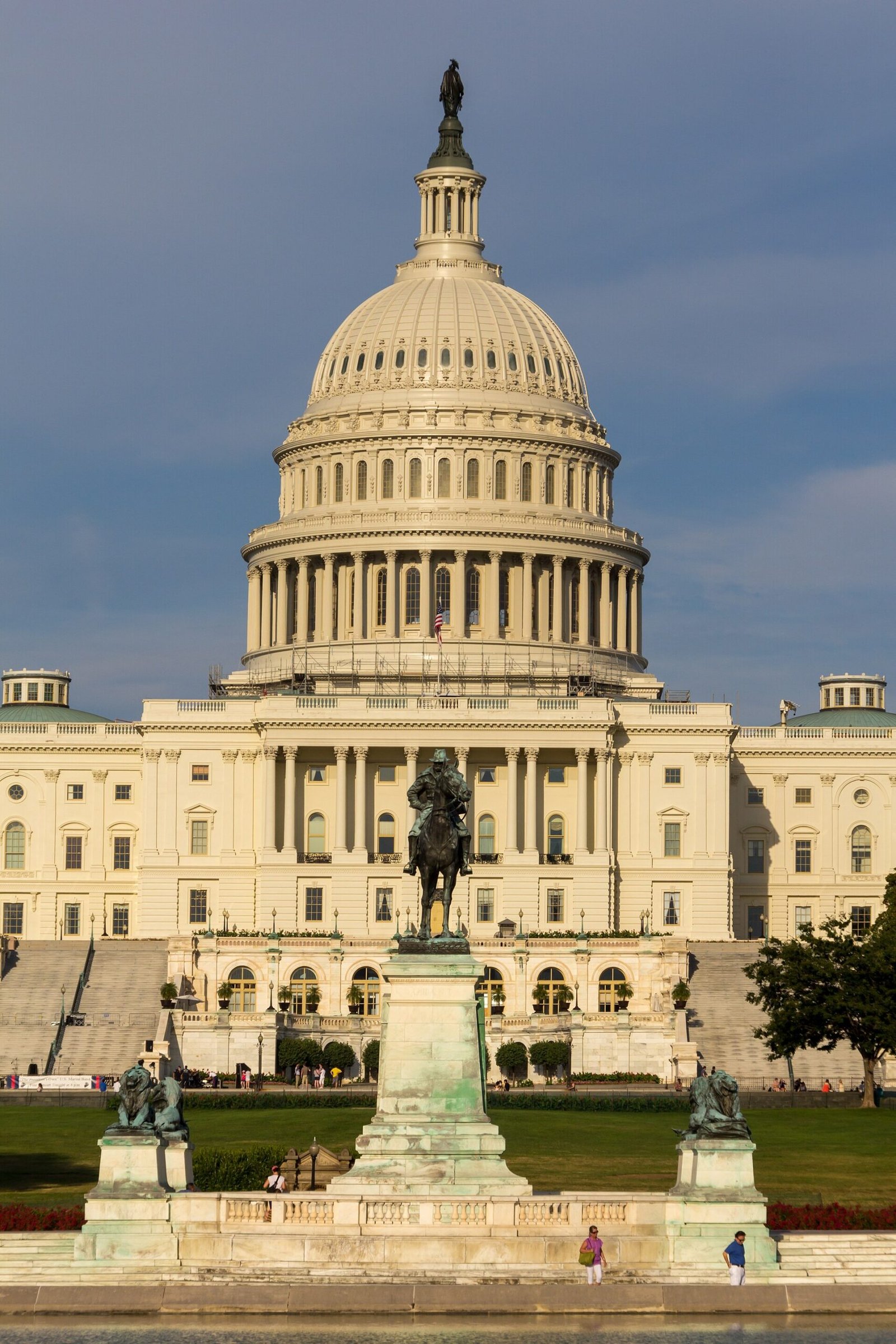 The United States Capitol building in Washington DC