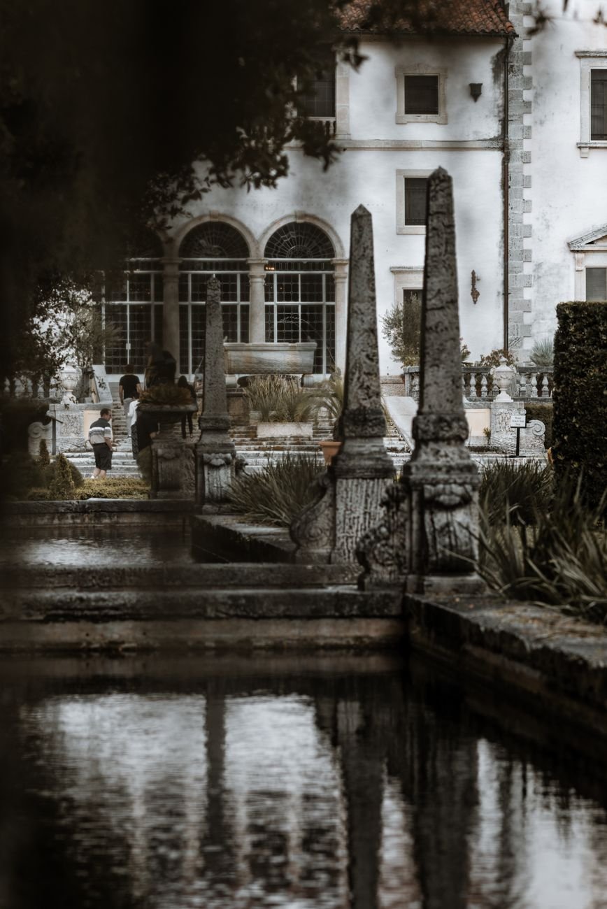 The bayfront villa and gardens of Vizcaya in Miami