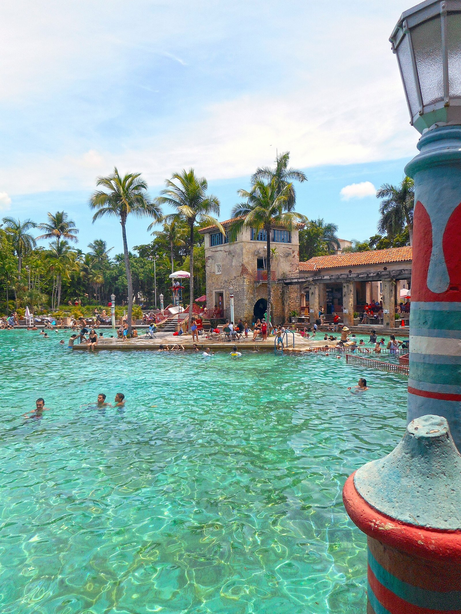 Swimmers in the Venetian Pool in Coral Gables