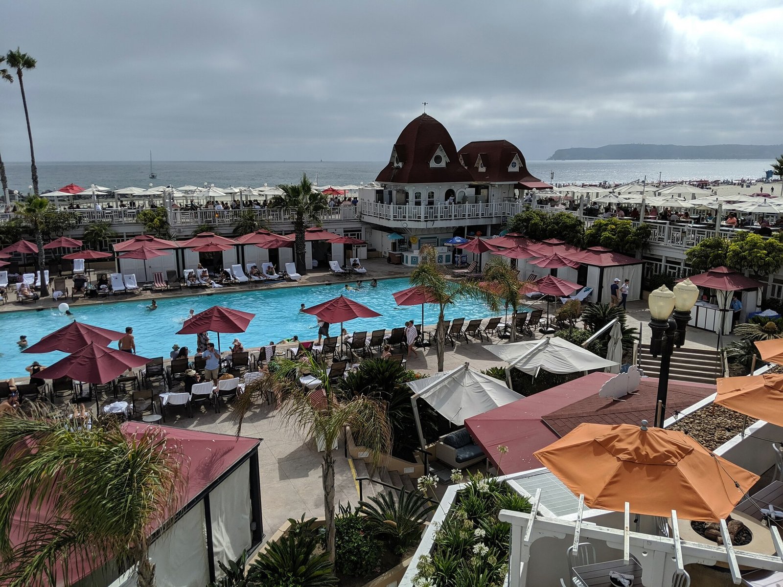 The Hotel del Coronado on Coronado Beach in San Diego