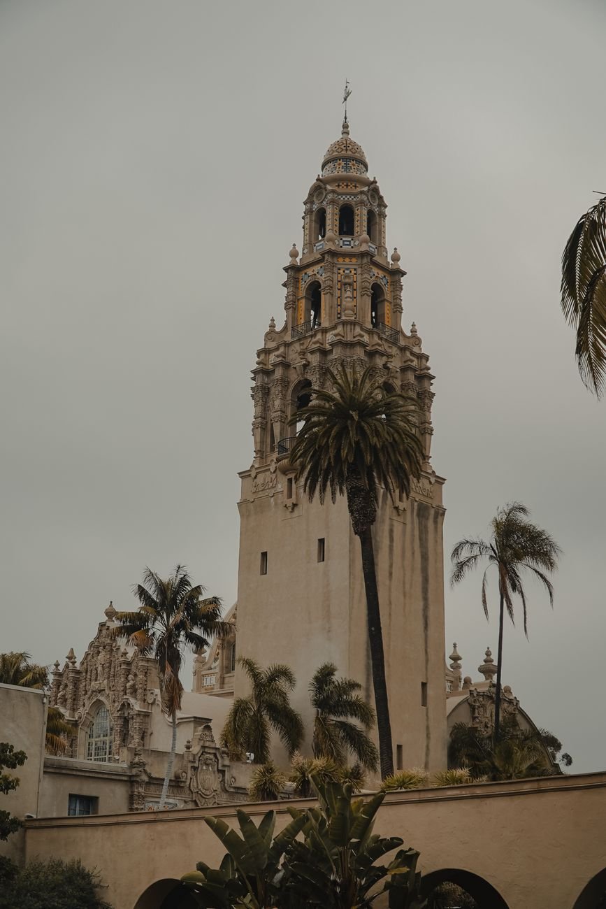 The California Tower in Balboa Park