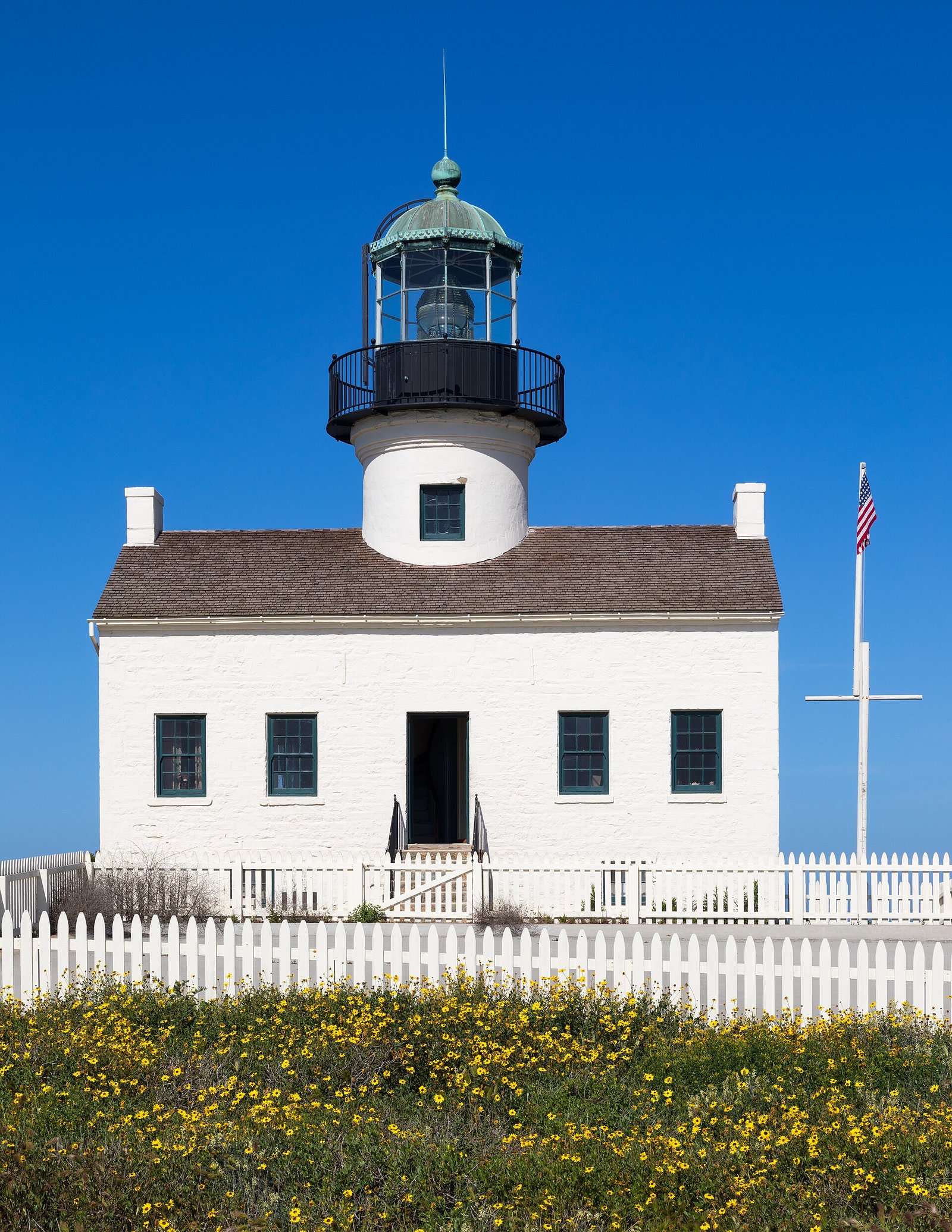 The Old Point Loma Lighthouse at Cabrillo National Monument