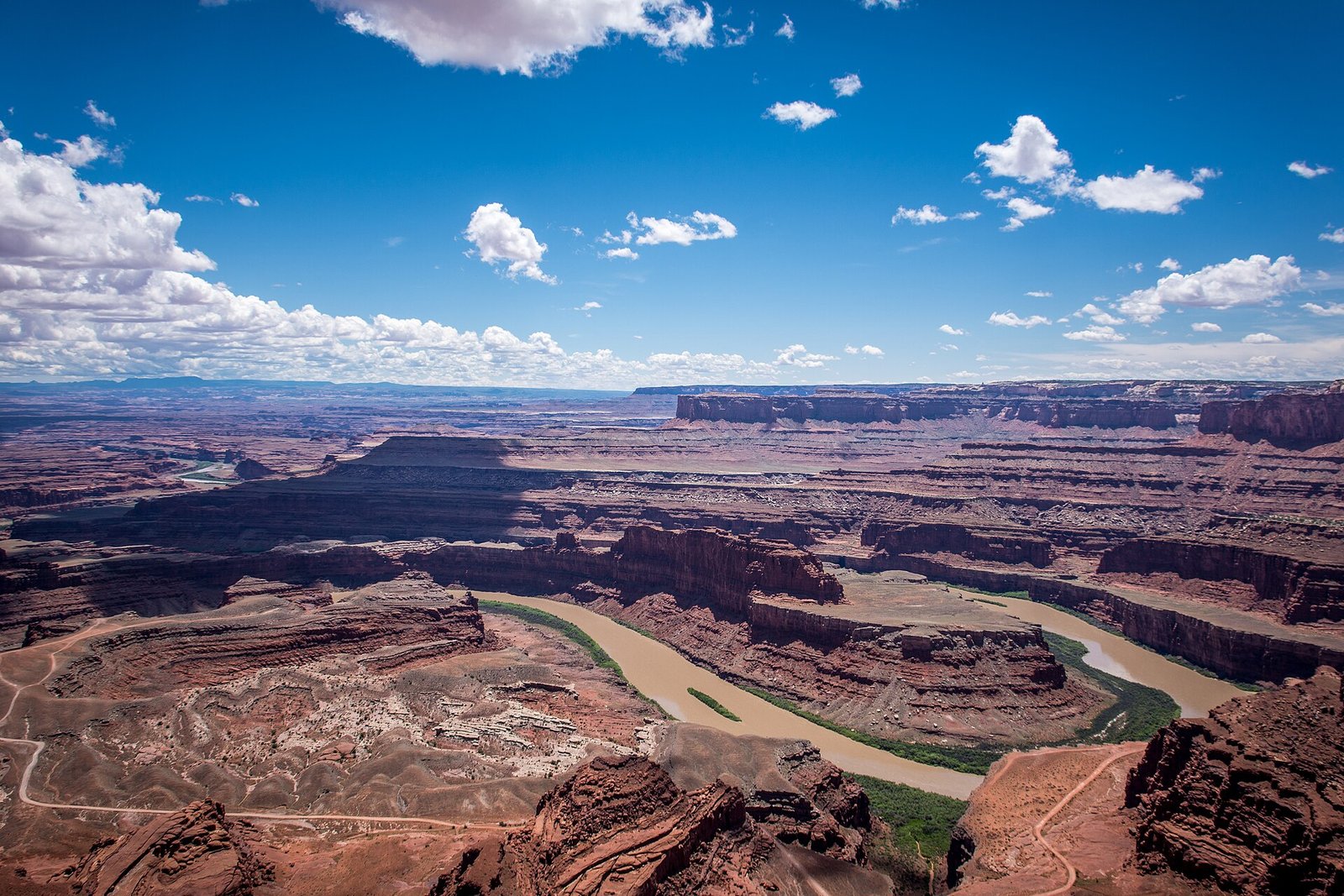 The bend of the Colorado River seen from Dead Horse Point State Park