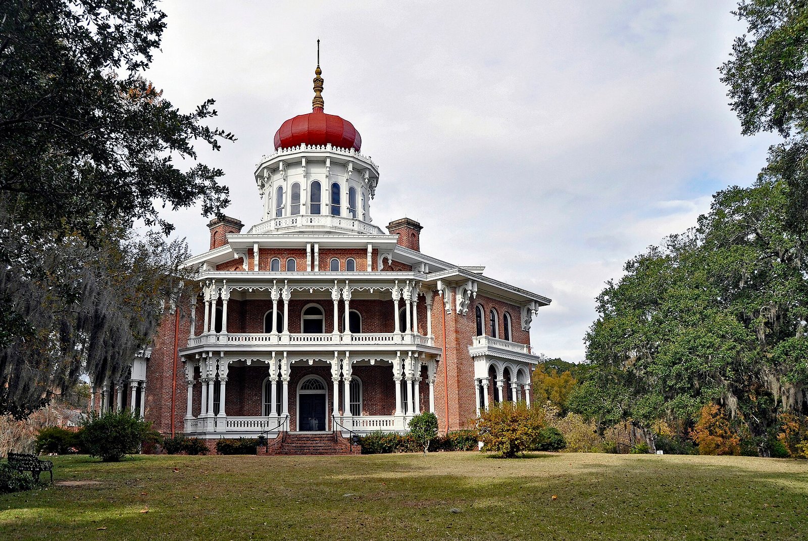 Longwood, the octagonal antebellum mansion in Natchez, Mississippi