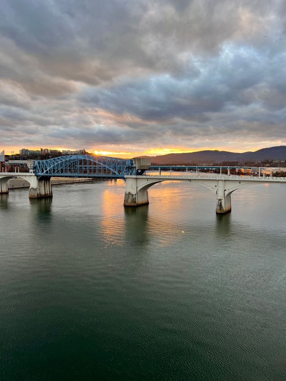 The Walnut Street Bridge over the Tennessee River in Chattanooga