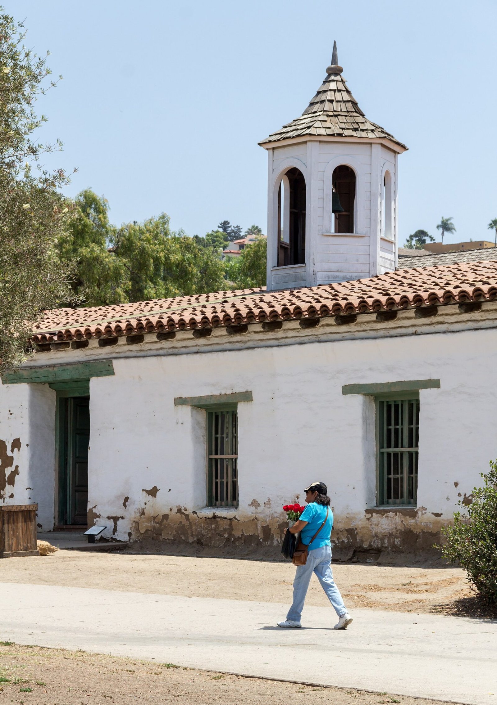 A historic adobe building in Old Town San Diego