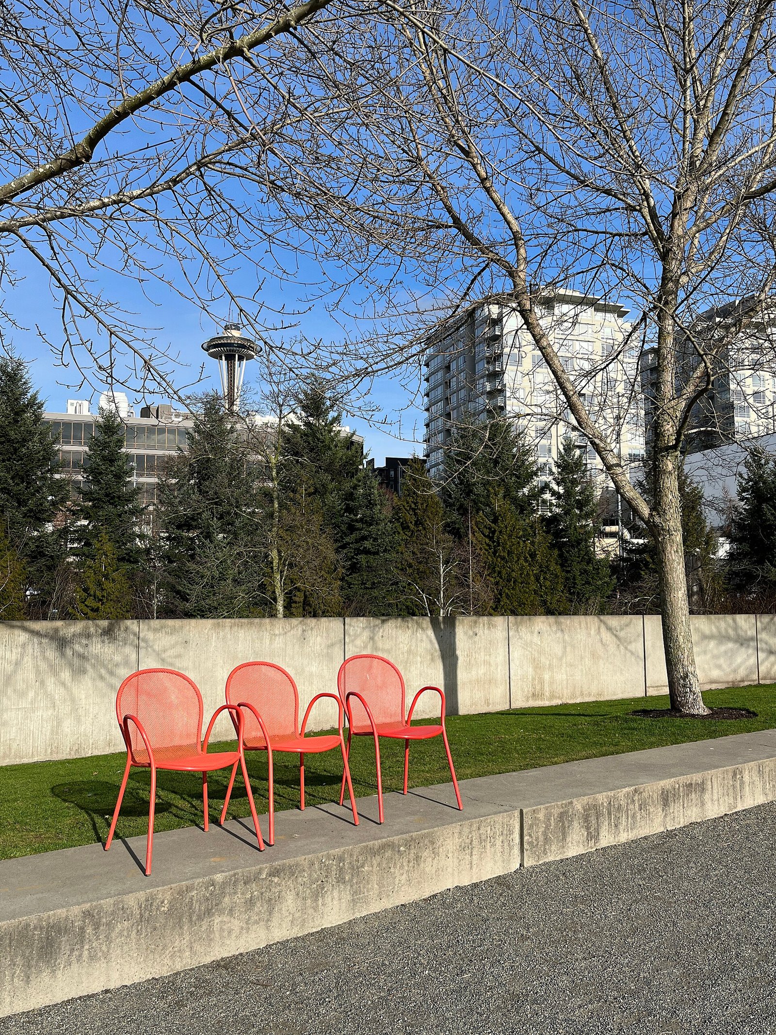 Olympic Sculpture Park on the Seattle waterfront